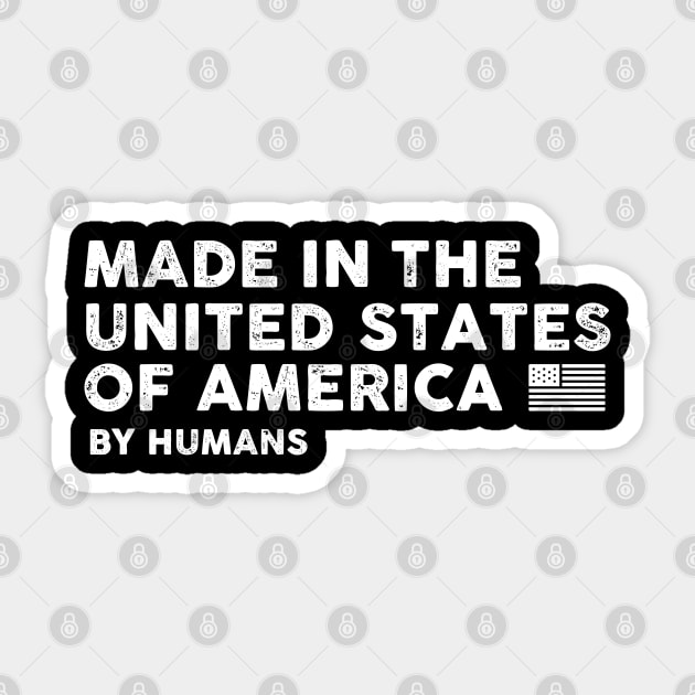 Made In the USA Sticker by artslaves